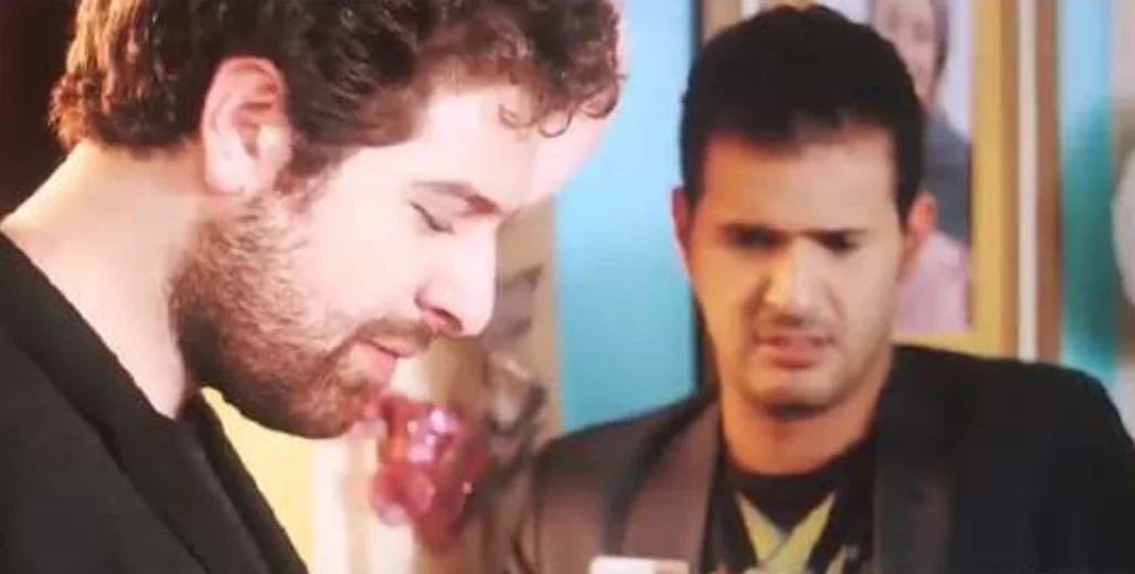 Robert Abboud in a film scene